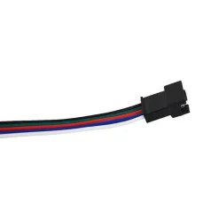 Conector rápido macho 5 pins para tira led RGBW IP20
