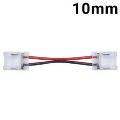 Conector rápido monocolor puente tira a tira COB 10mm