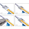 Conector rápido para inicio de tiras LED COB monocolor de 8mm