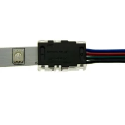 Conector rápido 4 pin RGB - Tira a cable PCB 10mm IP20 Máx. 24V