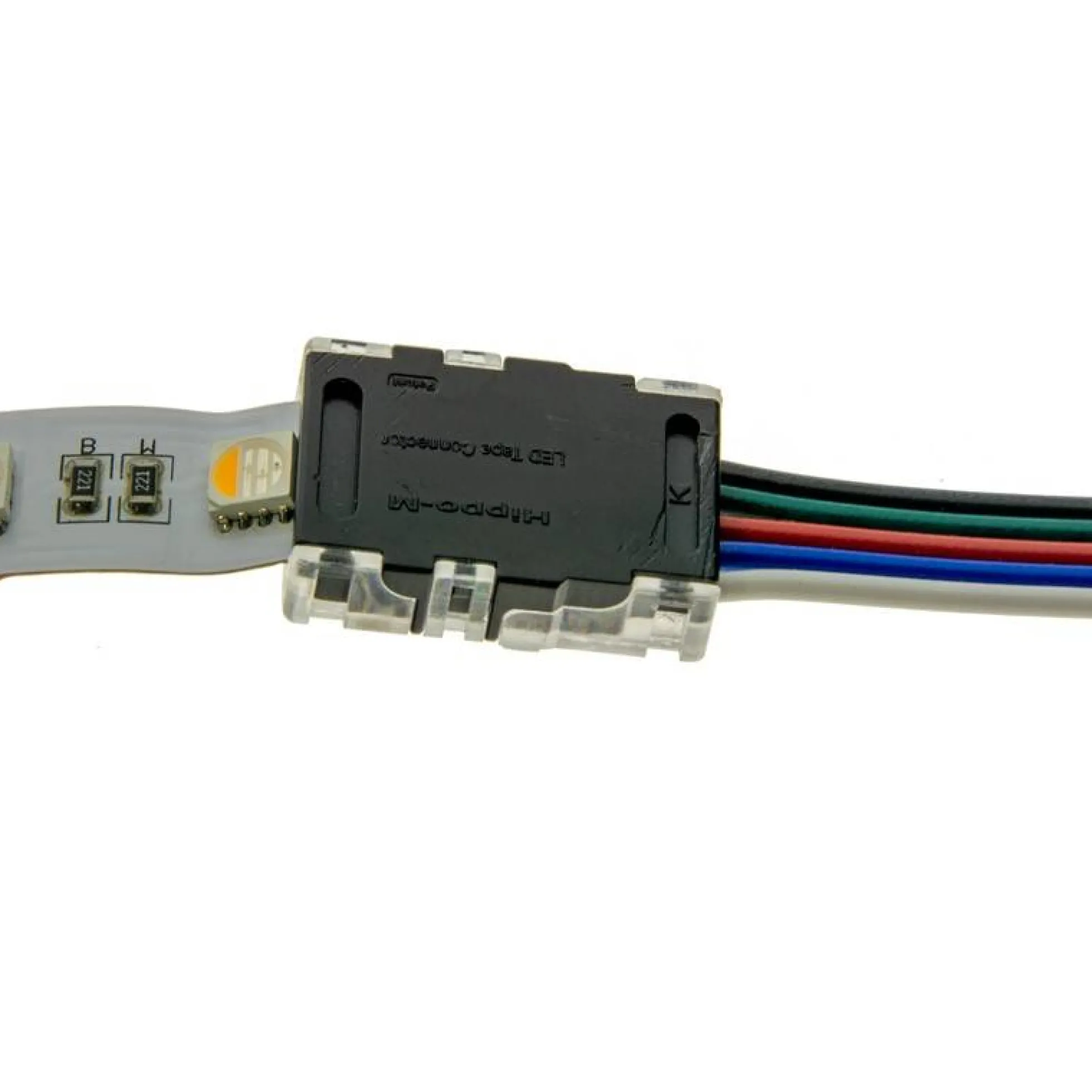 Conector rápido 5 pin RGBW - Tira a cable PCB 12mm IP20 Máx. 24V