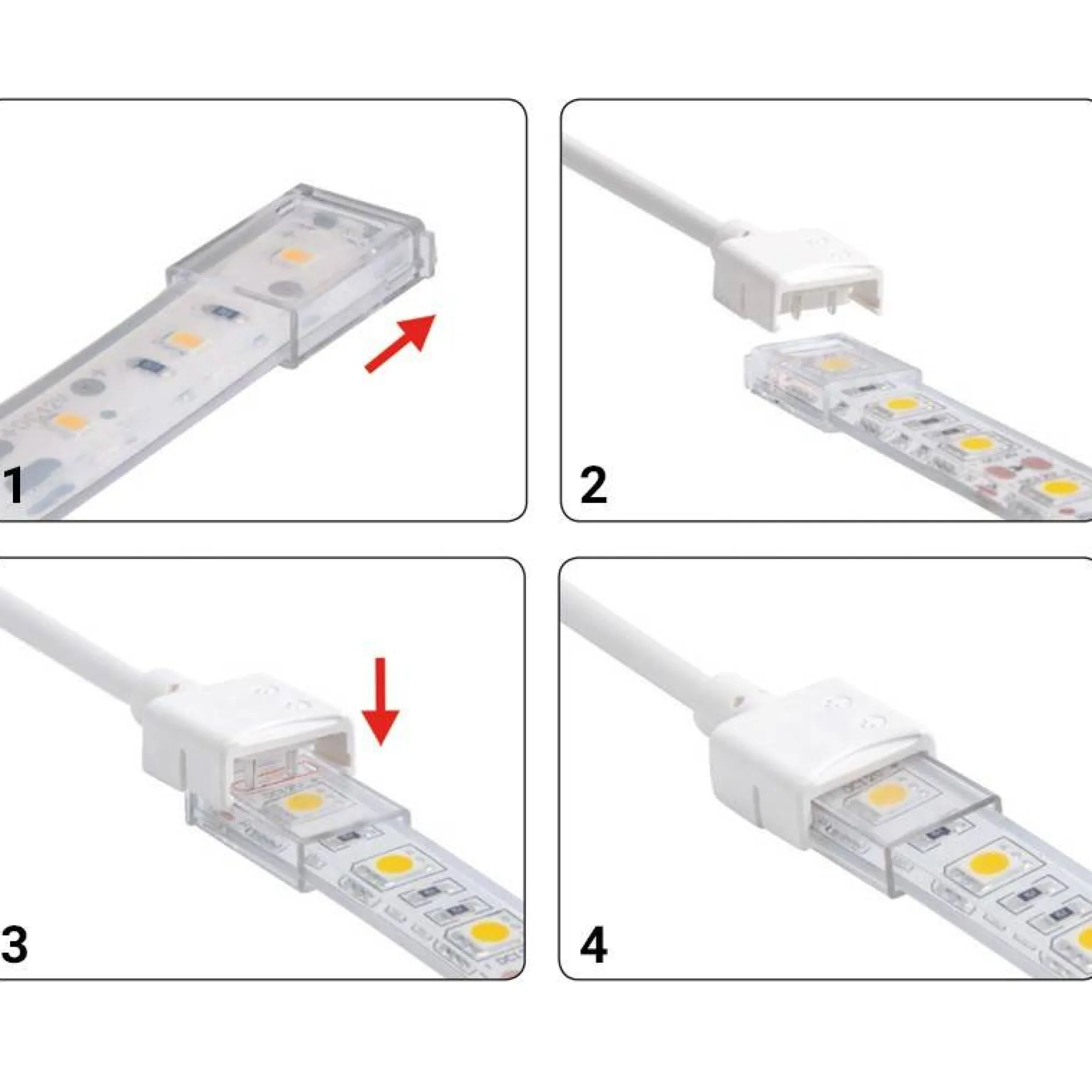 Conector rápido tira a tira CCT 10mm IP68