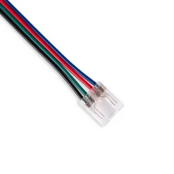 Conector tira LED COB a fuente de alimentación - RGB - 12mm - IP20