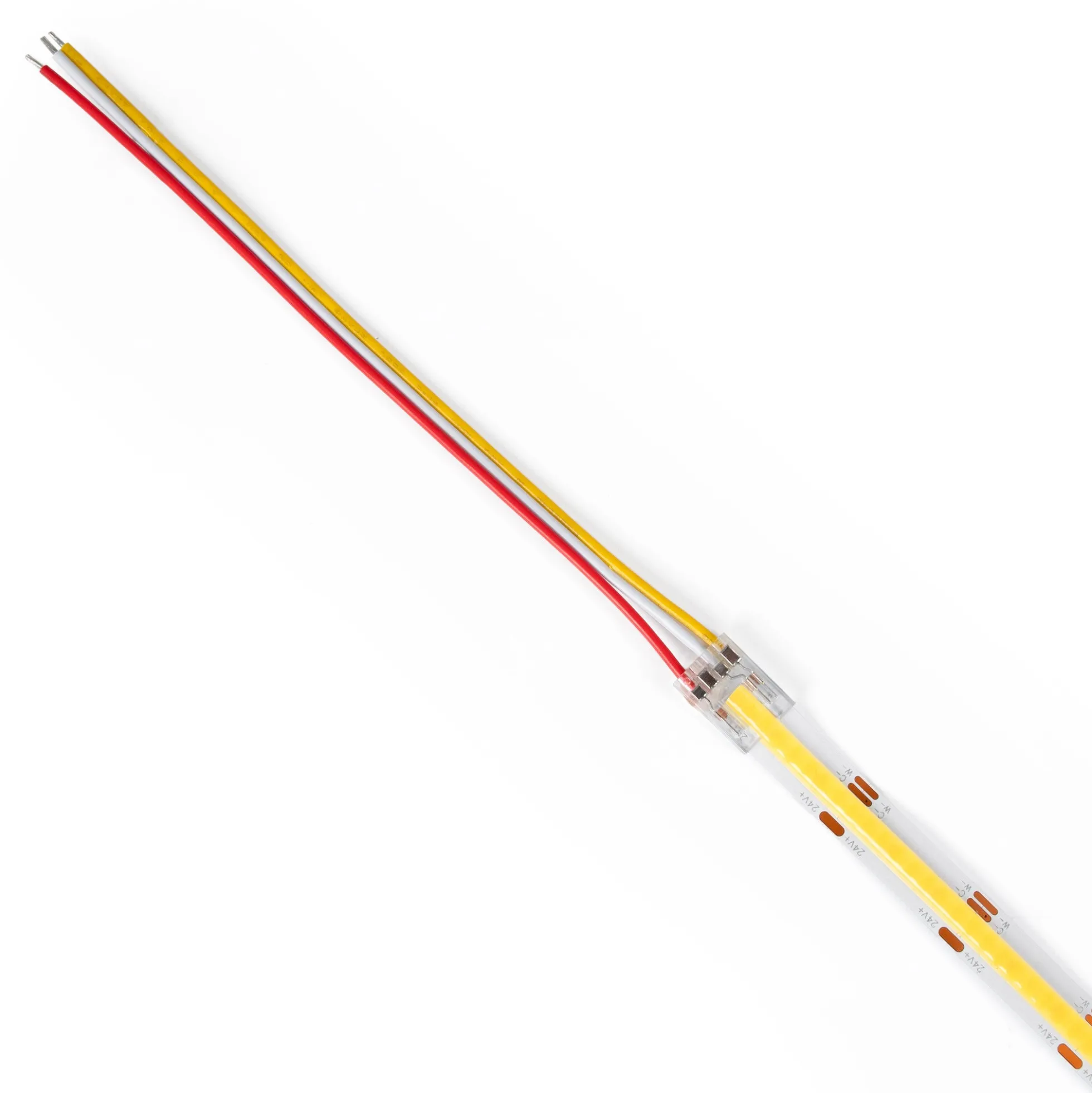 Conector tira LED COB a fuente de alimentación - CCT - 10mm - IP20