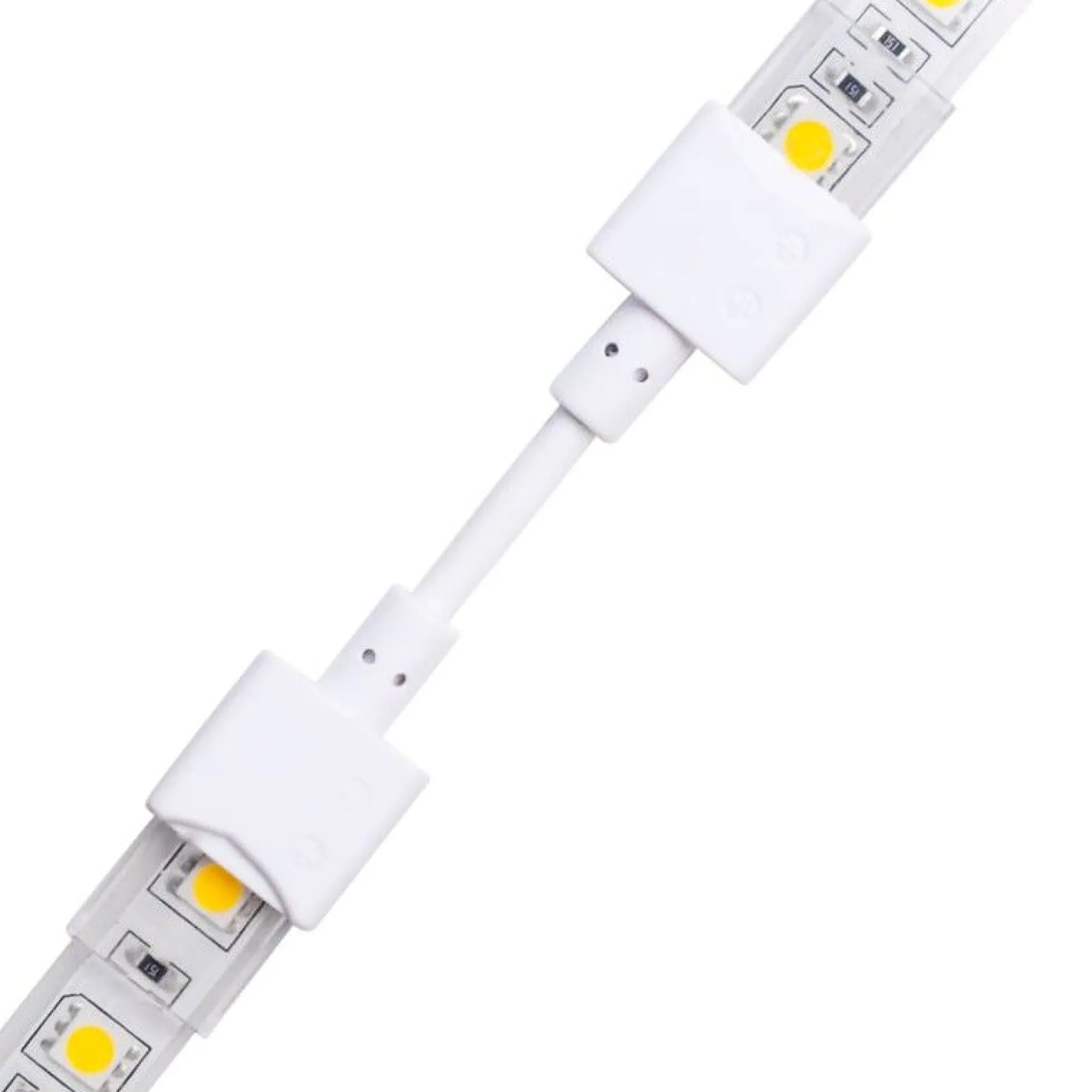 Conector tira LED estanco con cable - 2 pines - Tira 10 mm - IP68