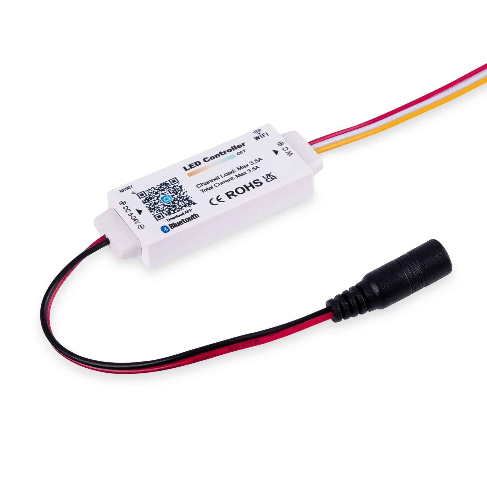 Controlador CCT mini - WiFi + Bluetooth - 5-24V DC - 3.5A