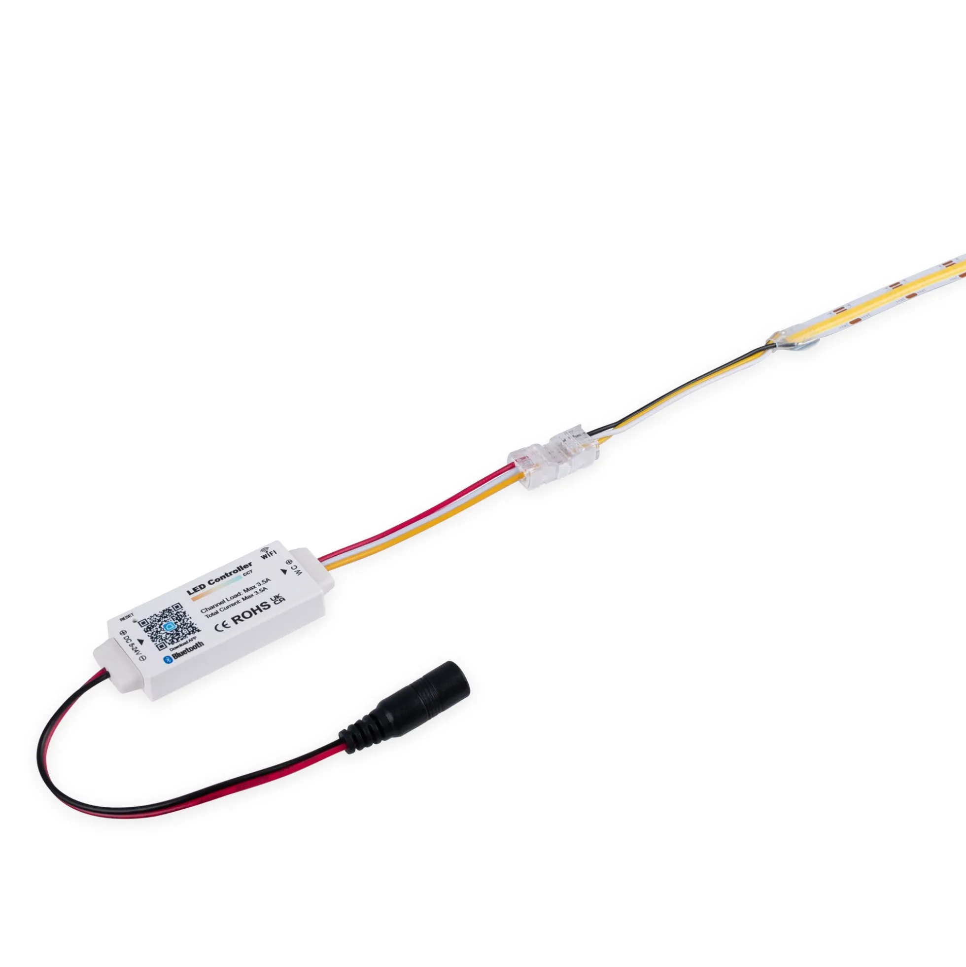 Controlador CCT mini - WiFi + Bluetooth - 5-24V DC - 3.5A