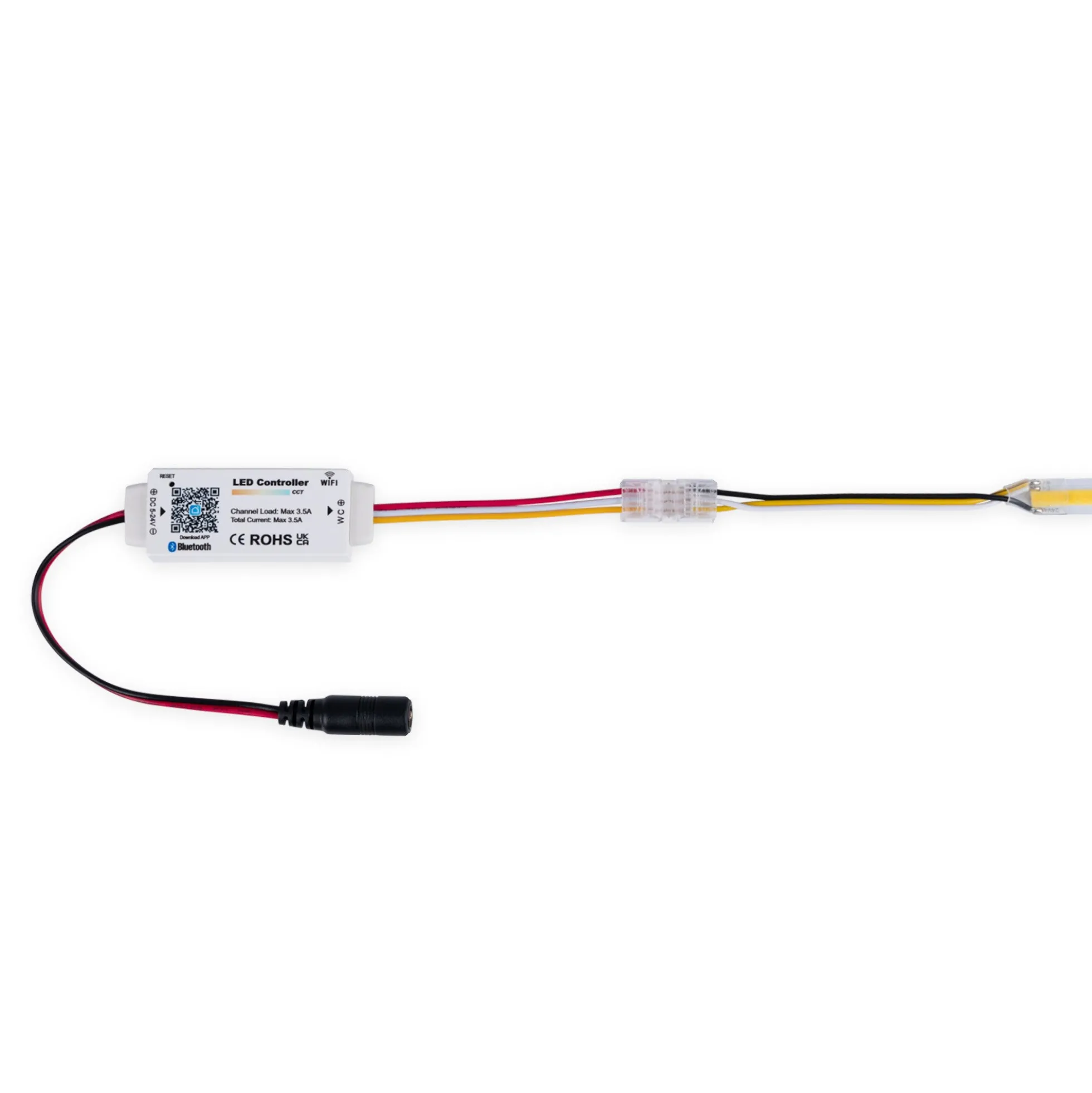 Controlador CCT mini - WiFi + Bluetooth - 5-24V DC - 3.5A