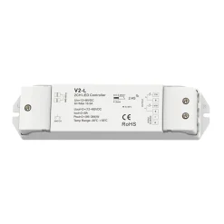 Controlador CCT 12-48V DC - 16A (8A/canal) - RF 2.4GHz - PUSH dimmer - Skydance