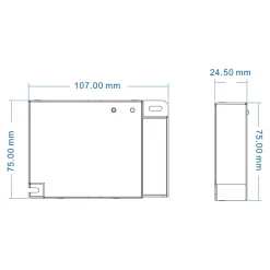 Controlador CCT 12-36V DC - 2 canales - 15A/canal - RF 2.4GHz - PUSH dimmer - Skydance