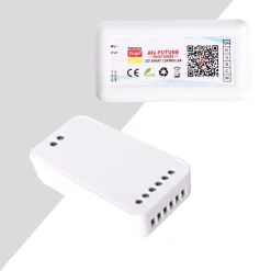Controlador LED RBG+CCT SMART WIFI con mando a distancia - 12-24V DC - 5 canales
