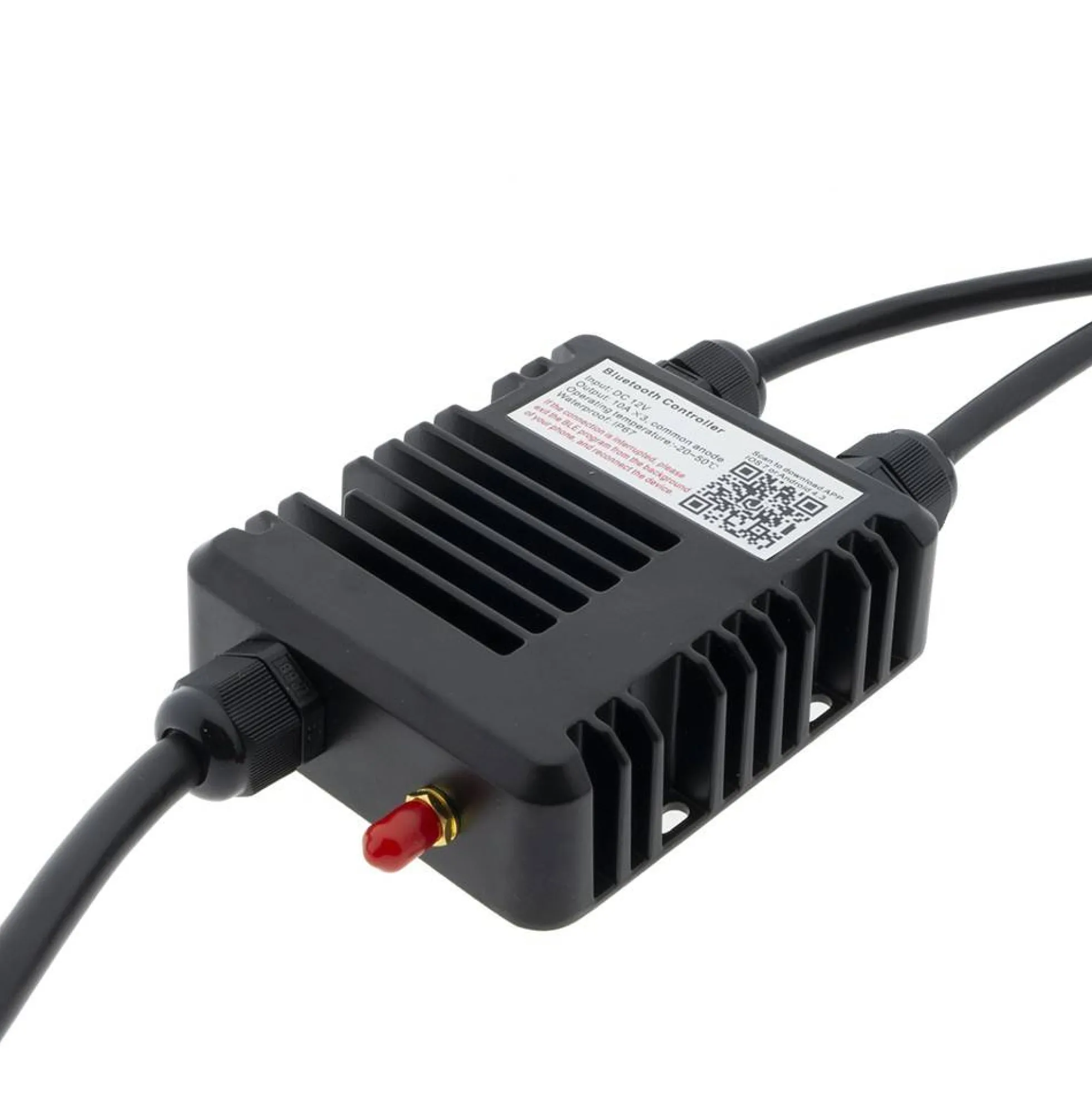Controlador LED RGB por Bluetooth estanco IP68 12/24V