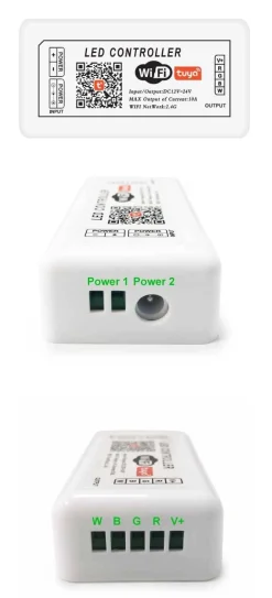 Controlador LED SMART+ WIFI RGBW 12/24V 4 canales