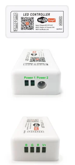 Controlador LED SMART+ WIFI RGB 12/24V 3 canales