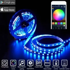 Controlador LED WIFI RGBW 12/24V 4 canales 4A/CH