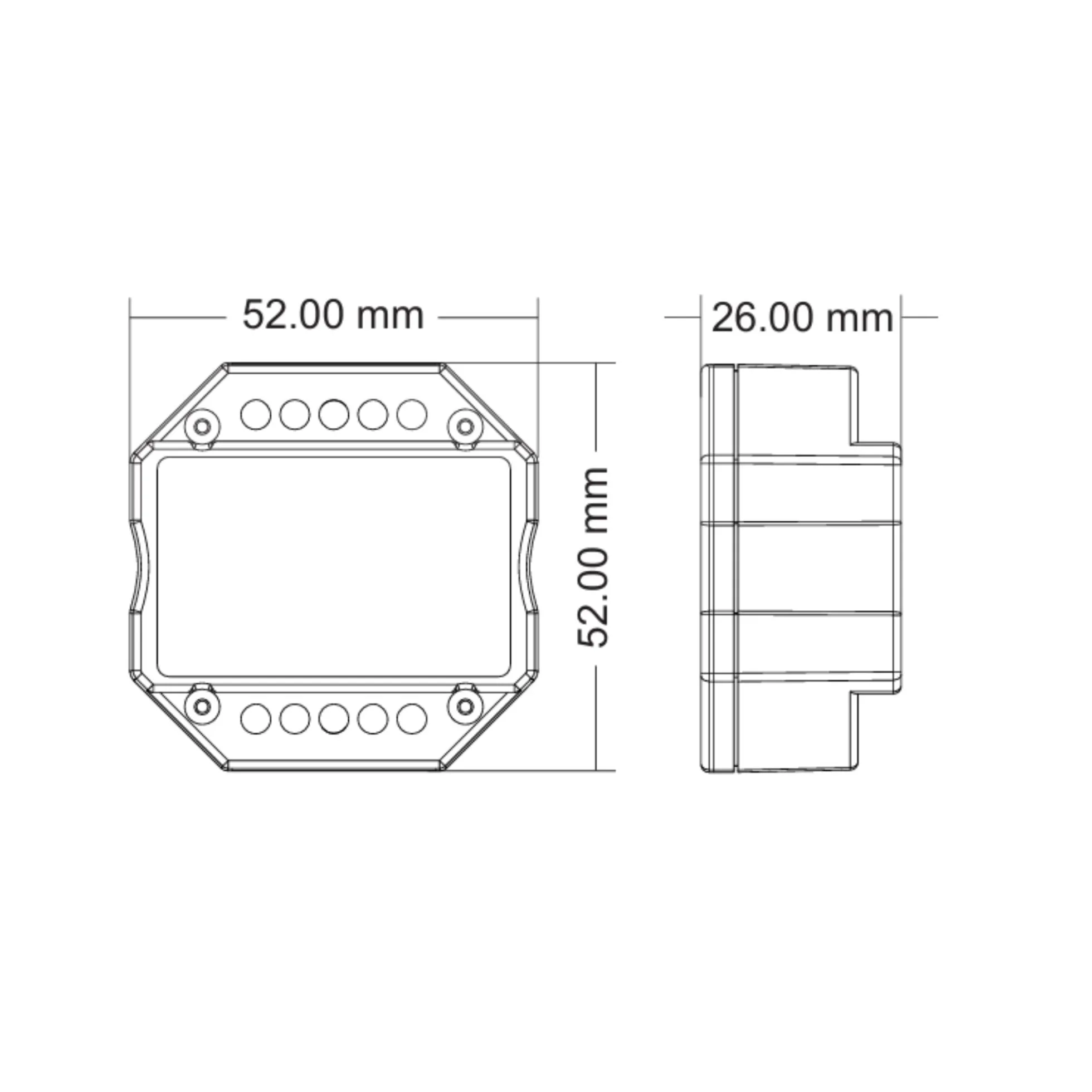 Controlador MINI 0/1-10V - WiFi+RF - PUSH Dim - 100-240V AC - TUYA - Skydance