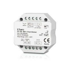 Controlador MINI 0/1-10V - WiFi+RF - PUSH Dim - 100-240V AC - TUYA - Skydance