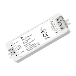 Controlador Monocolor / CCT / RGB 12-24V DC - 3 canales - 4A/canal - RF 2.4GHz - Skydance