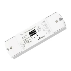 Controlador monocolor/ CCT/ RGB/ RGBW 12-24V DC - 4 canales - Programable - RF 2.4GHz - Skydance
