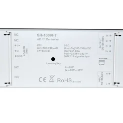 Controlador MONOCOLOR/RGB dimmer 230V - 3 Canales - 1.6A/Canal - Receptor RF/DMX SUNRICHER - Perfect RF