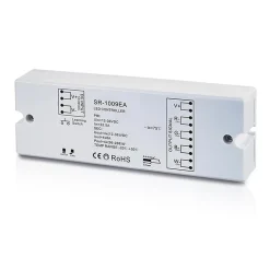 Controlador MONOCOLOR/RGB/RGBW Dimmer PWM - 12-36V DC (4 ch 8A/ch) - Receptor RF SUNRICHER - Perfect RF