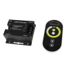 Controlador / regulador de temperatura de color y mando RF para tira LED CCT 12/24V-DC 12A