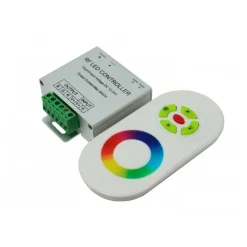 Controlador RGB 18A (6a/canal) 12/24V DC mando círculo RGB