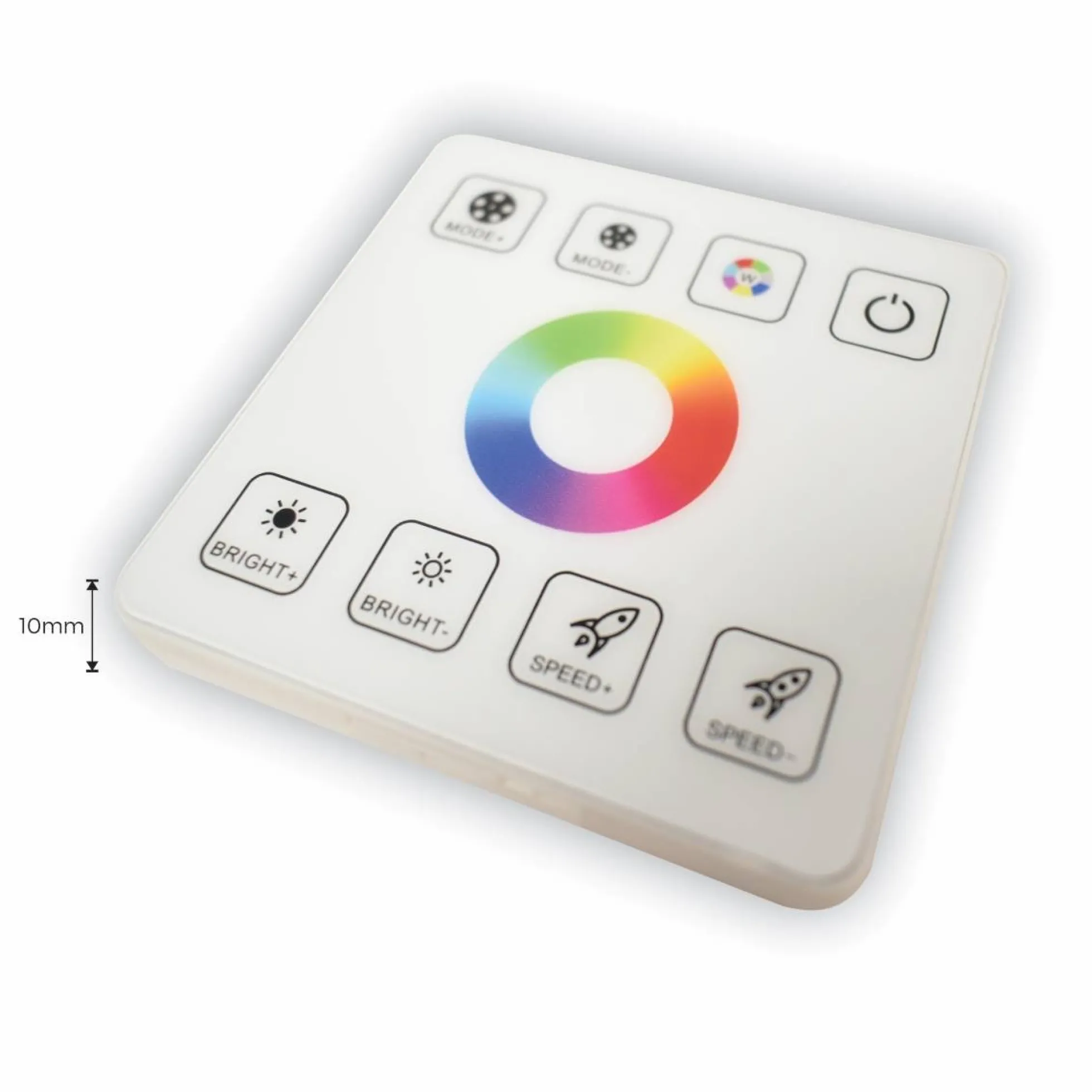Controlador RGB para tiras LED con panel táctil RF - 5-24V/DC