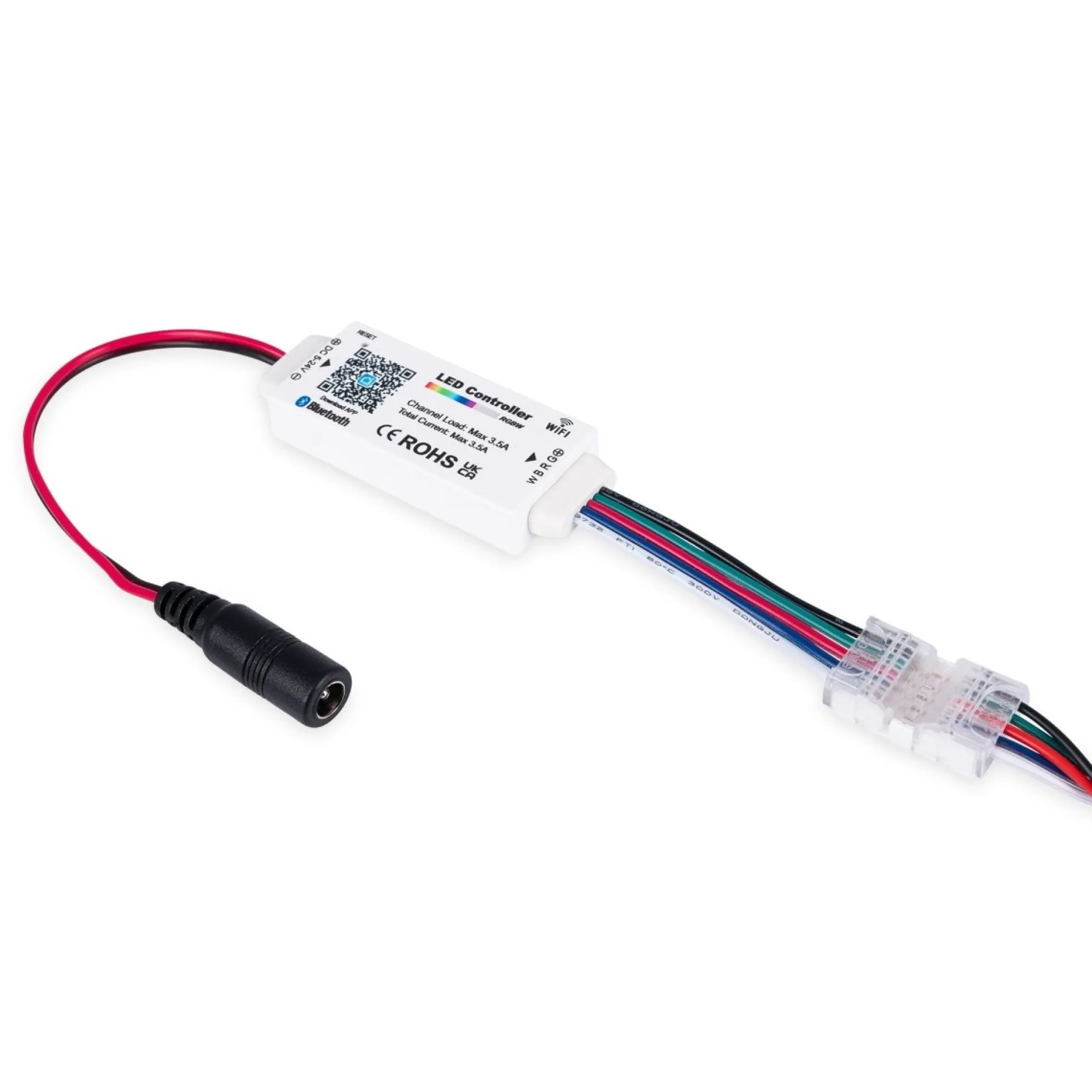 Controlador RGBW mini - WiFi + Bluetooth - 5-24V DC - 3.5A