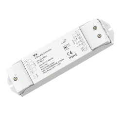 Controlador RGBW / RGB / CCT / Monocolor 12-48V DC - 20A (5A/canal) - RF 2.4G - PUSH Dimmer - Skydance