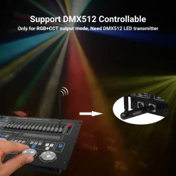 Controlador tira LED 3 en 1- RGB / RGBW / RGB+CCT - 12/24V DC - 2.4GHz+ WiFi - Mi Boxer - E3-WR