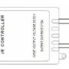 Controlador Tira LED RGB 2 Amp por canal, Control Remoto IR 24 Teclas