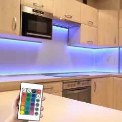 Controlador Tira LED RGB 2 Amp por canal, Control Remoto IR 24 Teclas