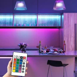 Controlador Tira LED RGB 2 Amp por canal, Control Remoto IR 24 Teclas