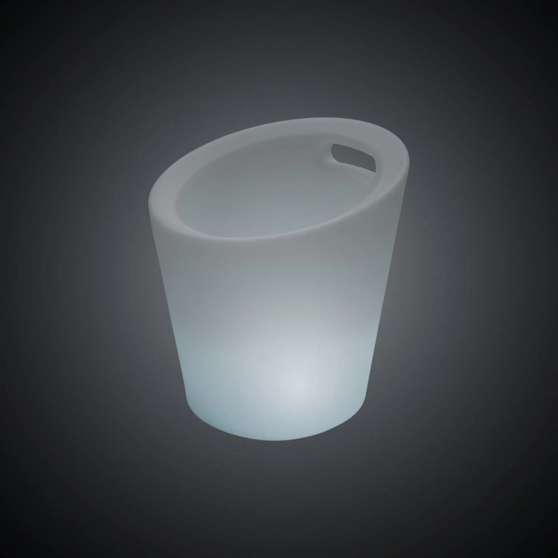 Cubitera LED RGBW - 6W - Ø 29 cm - Recargable