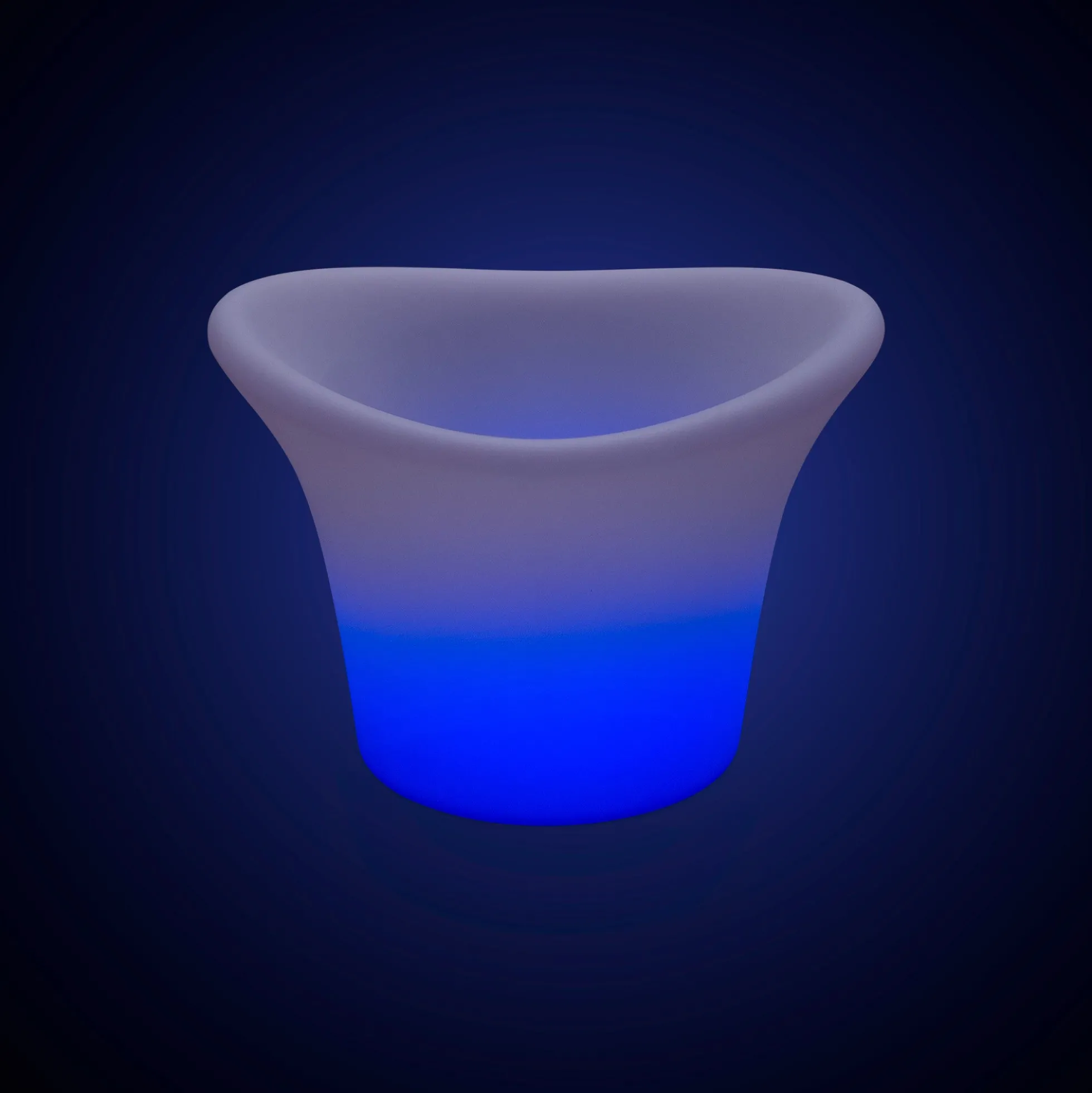 Cubitera LED RGBW - 6W - Ø 38 cm - Recargable