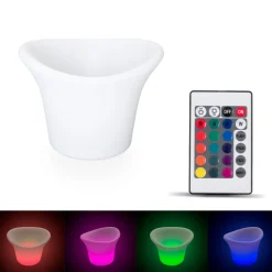 Cubitera LED RGBW - 6W - Ø 38 cm - Recargable