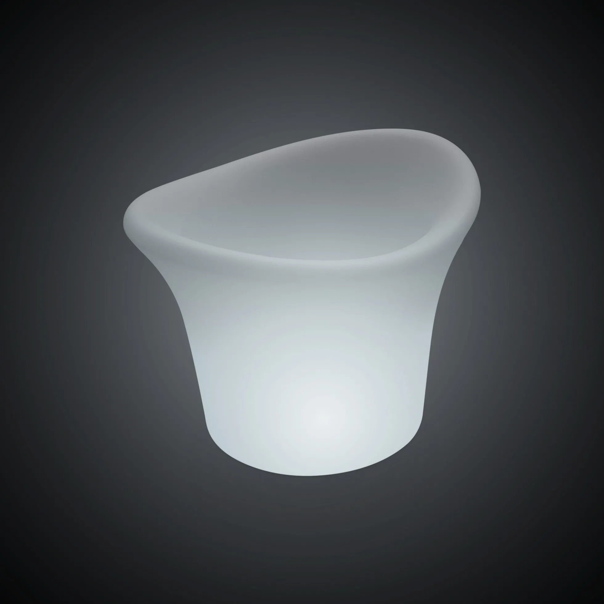 Cubitera LED RGBW - 6W - Ø 38 cm - Recargable