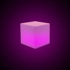 Cubo luminoso LED RGBW - 4W - Recargable