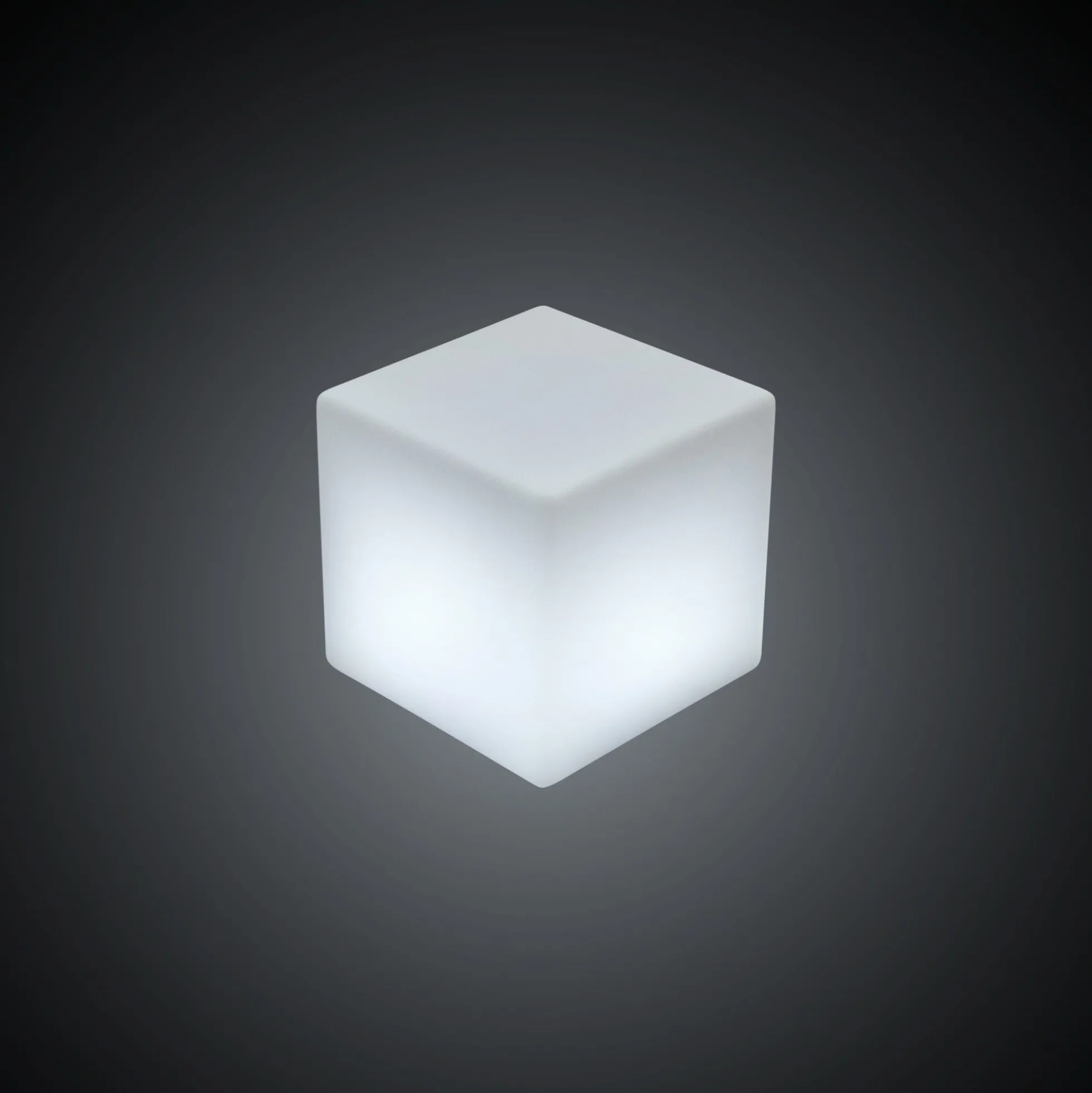 Cubo luminoso LED RGBW - 4W - Recargable