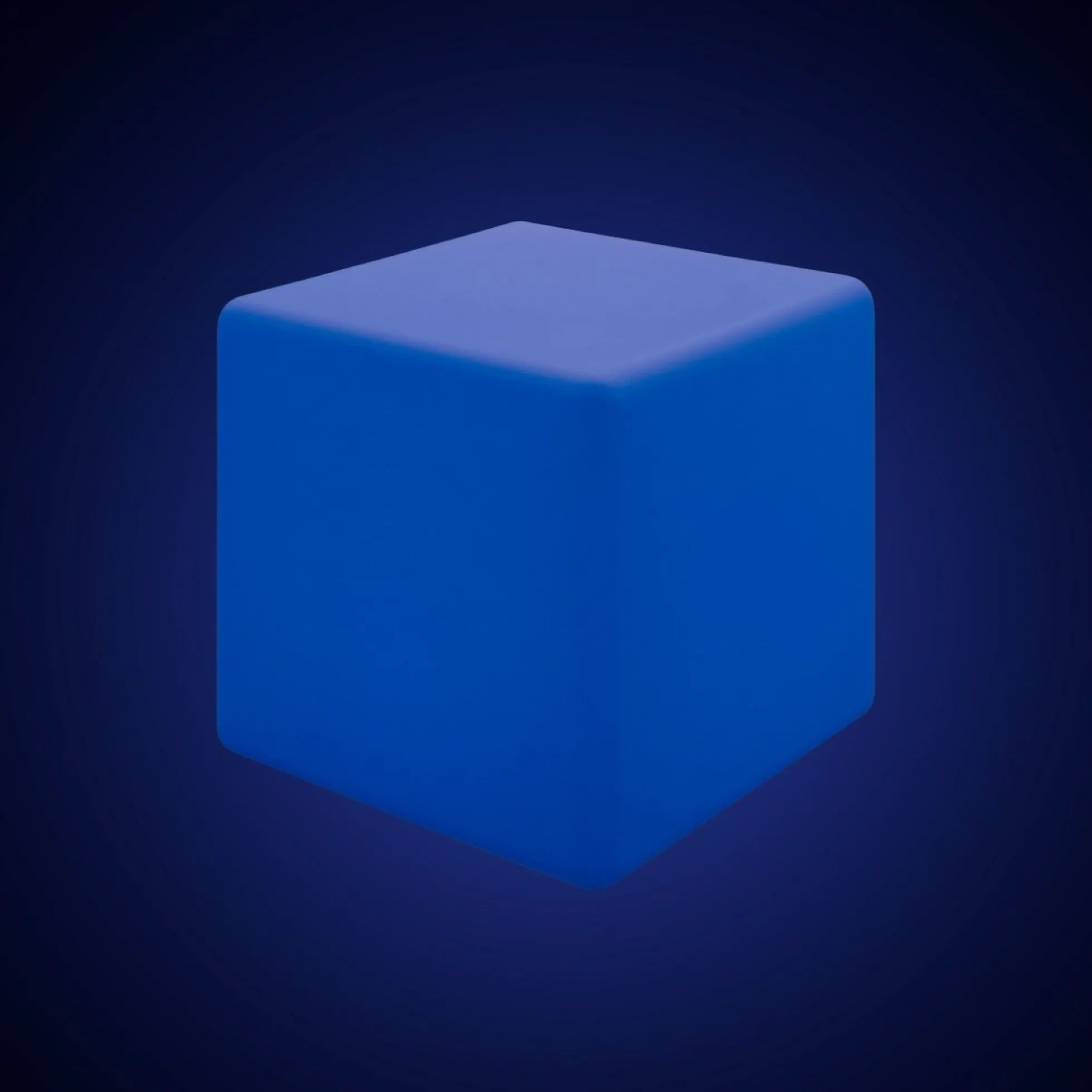 Cubo luminoso LED RGBW - 6W - Recargable