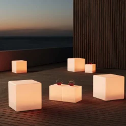 Cubo luminoso LED RGBW - 6W - Recargable