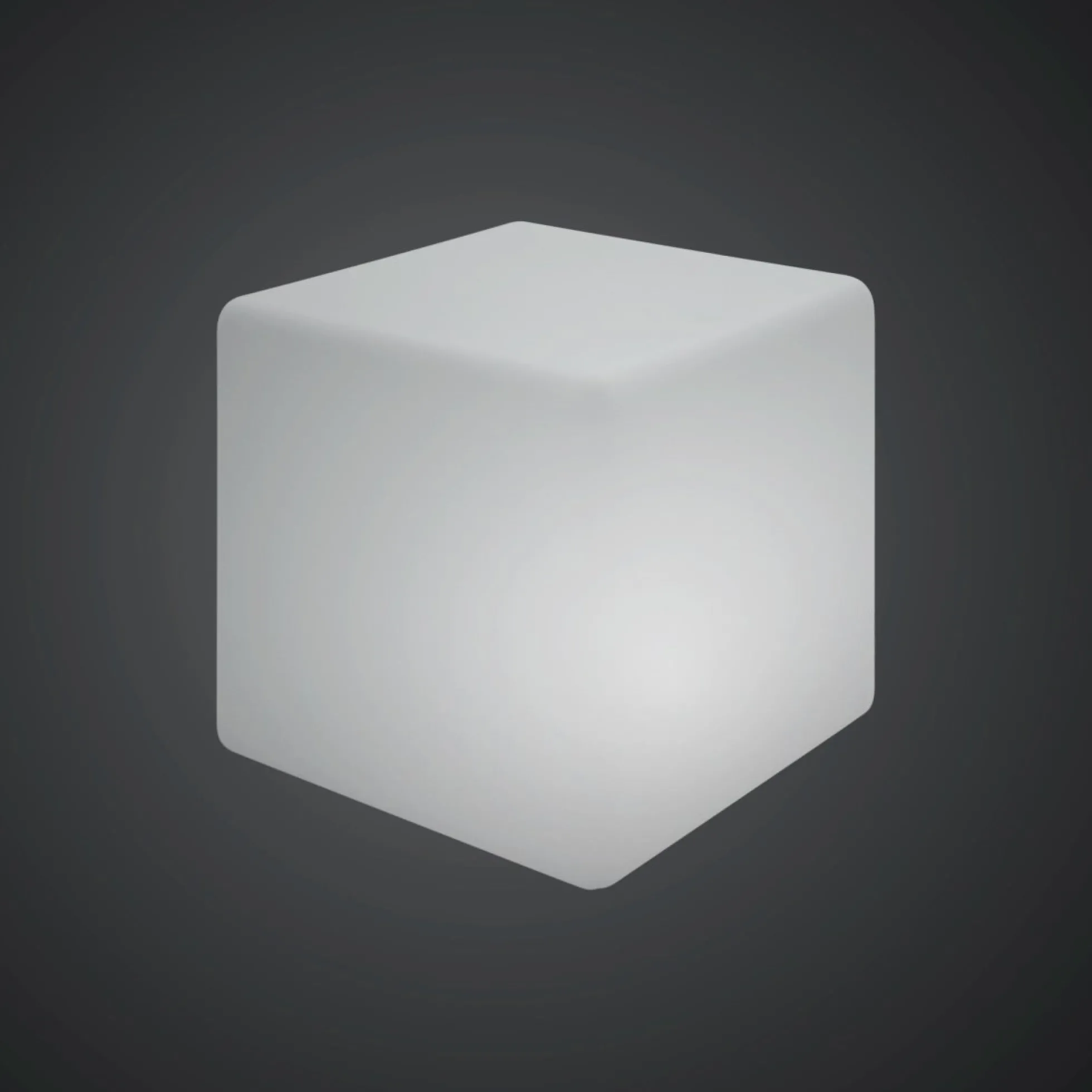 Cubo luminoso LED RGBW - 6W - Recargable