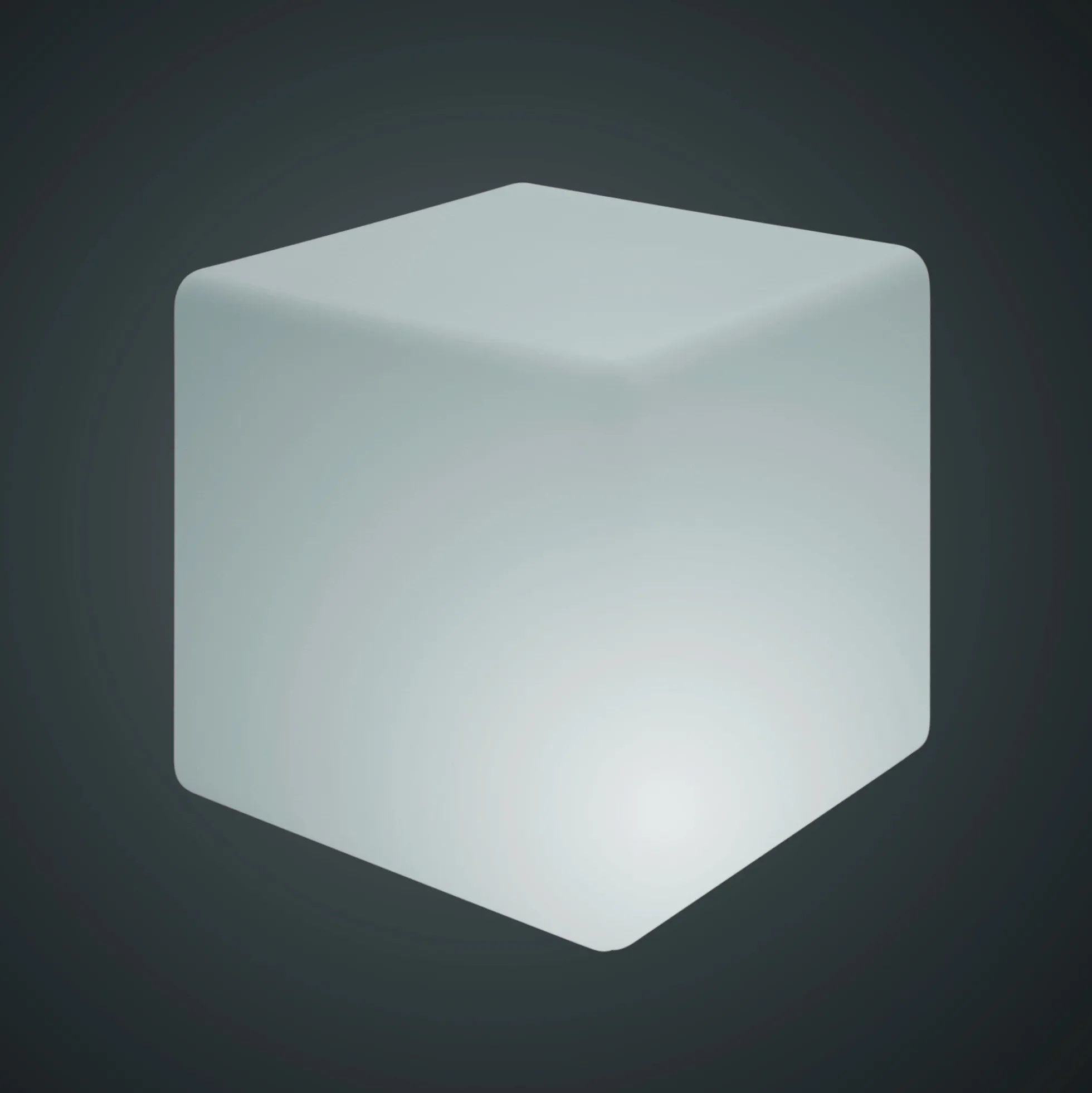 Cubo luminoso LED RGBW - 12W - Recargable