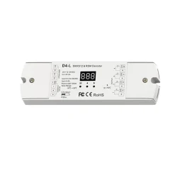 Decodificador DMX512 12-24V DC - 5A/canal - 4 Canales