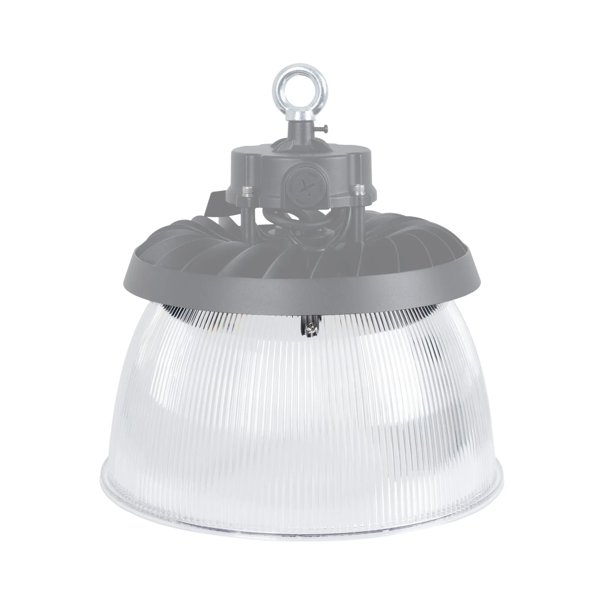 Difusor lumínico de policarbonato para campana LED industrial B8155-150W - B8150-150 - Ángulo 90°
