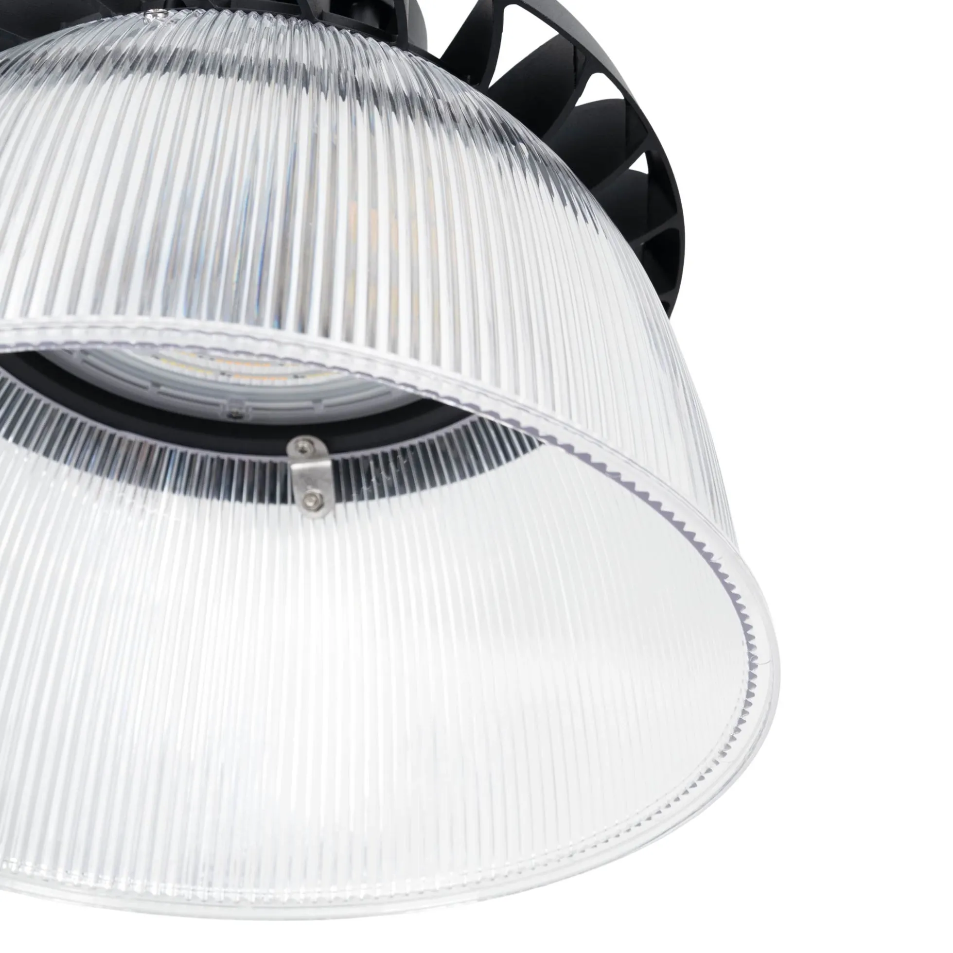 Difusor lumínico de policarbonato para campana LED industrial B8155-150W - B8150-150 - Ángulo 90°