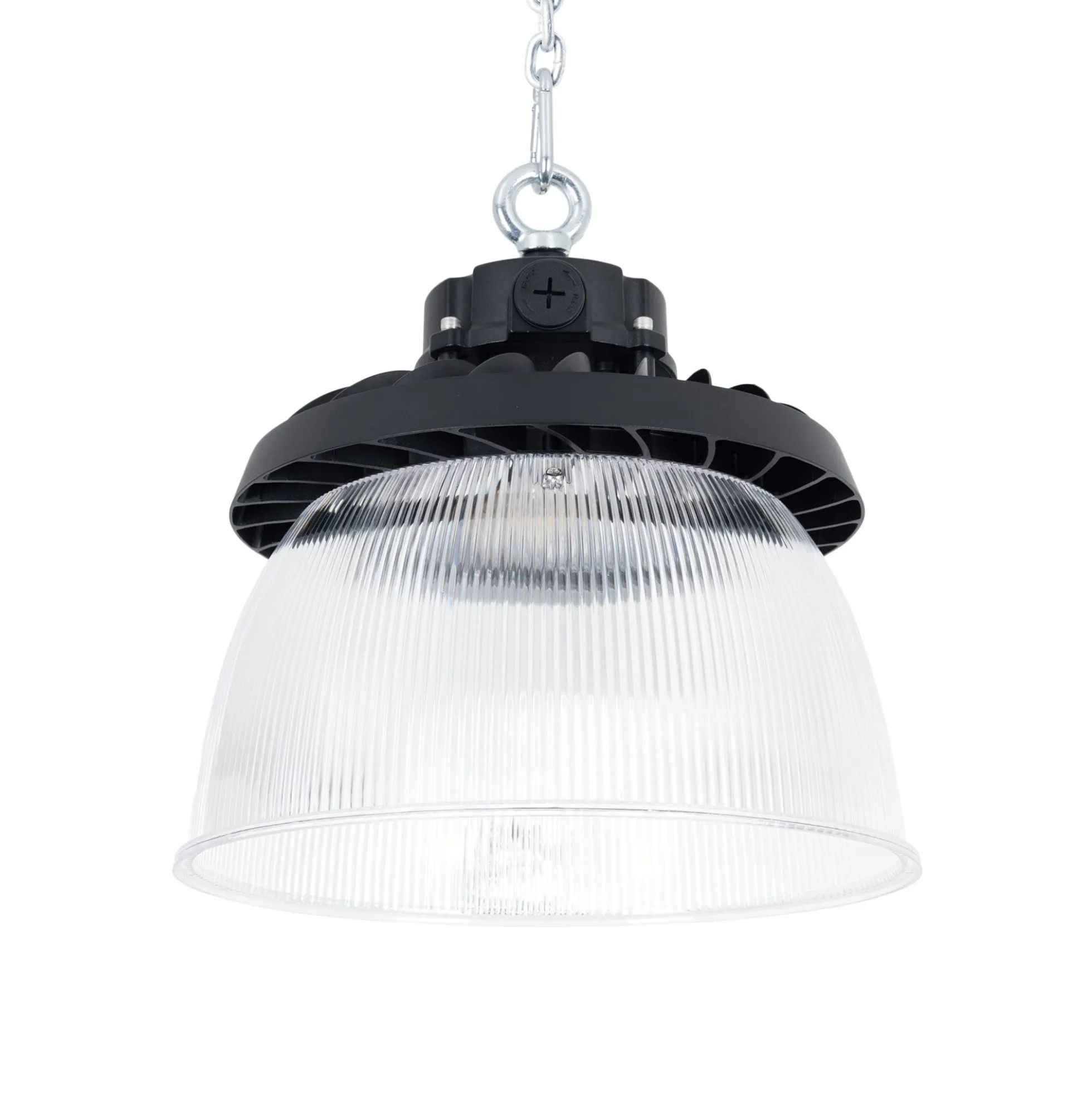 Difusor lumínico de policarbonato para campana LED industrial B8155-150W - B8150-150 - Ángulo 90°