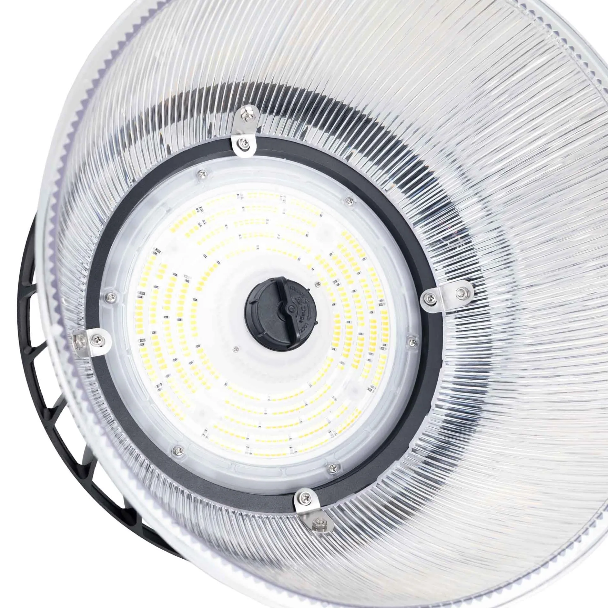 Difusor lumínico de policarbonato para campana LED industrial B8155-150W - B8150-150 - Ángulo 90°