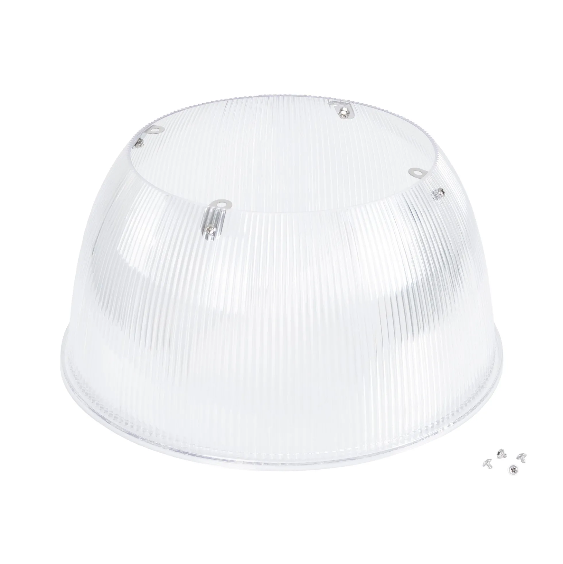 Difusor lumínico de policarbonato para campana LED industrial B8155-150W - B8150-150 - Ángulo 90°